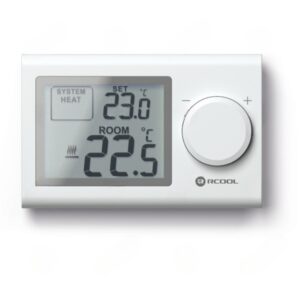 szobatermosztát rcool vision3, lcd, nem programozható