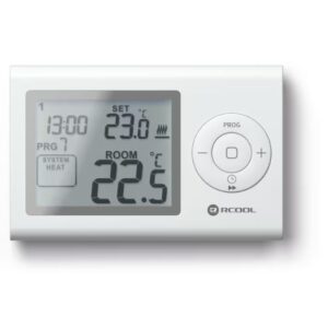 szobatermosztát rcool vision7, lcd, programozható